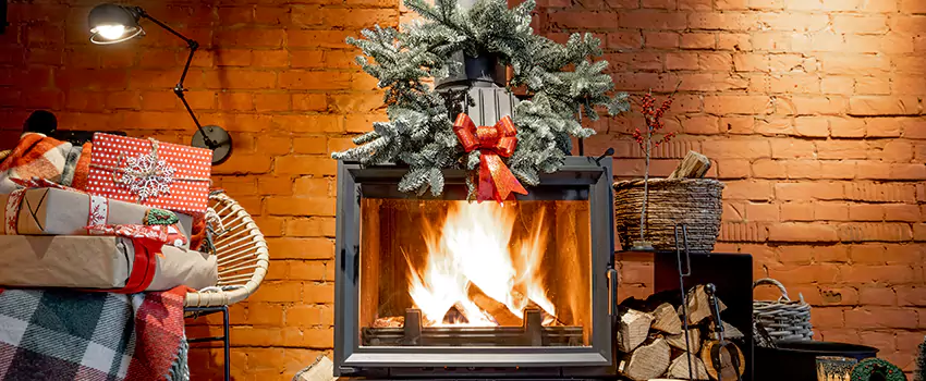 Travis Industries Linear Gas Fireplace Installation in Linden, New Jersey