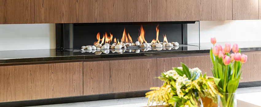Double-height Fireplace Design Refurbishment in Linden, New Jersey